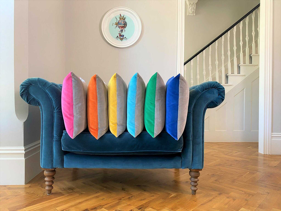 velvet cushions uk