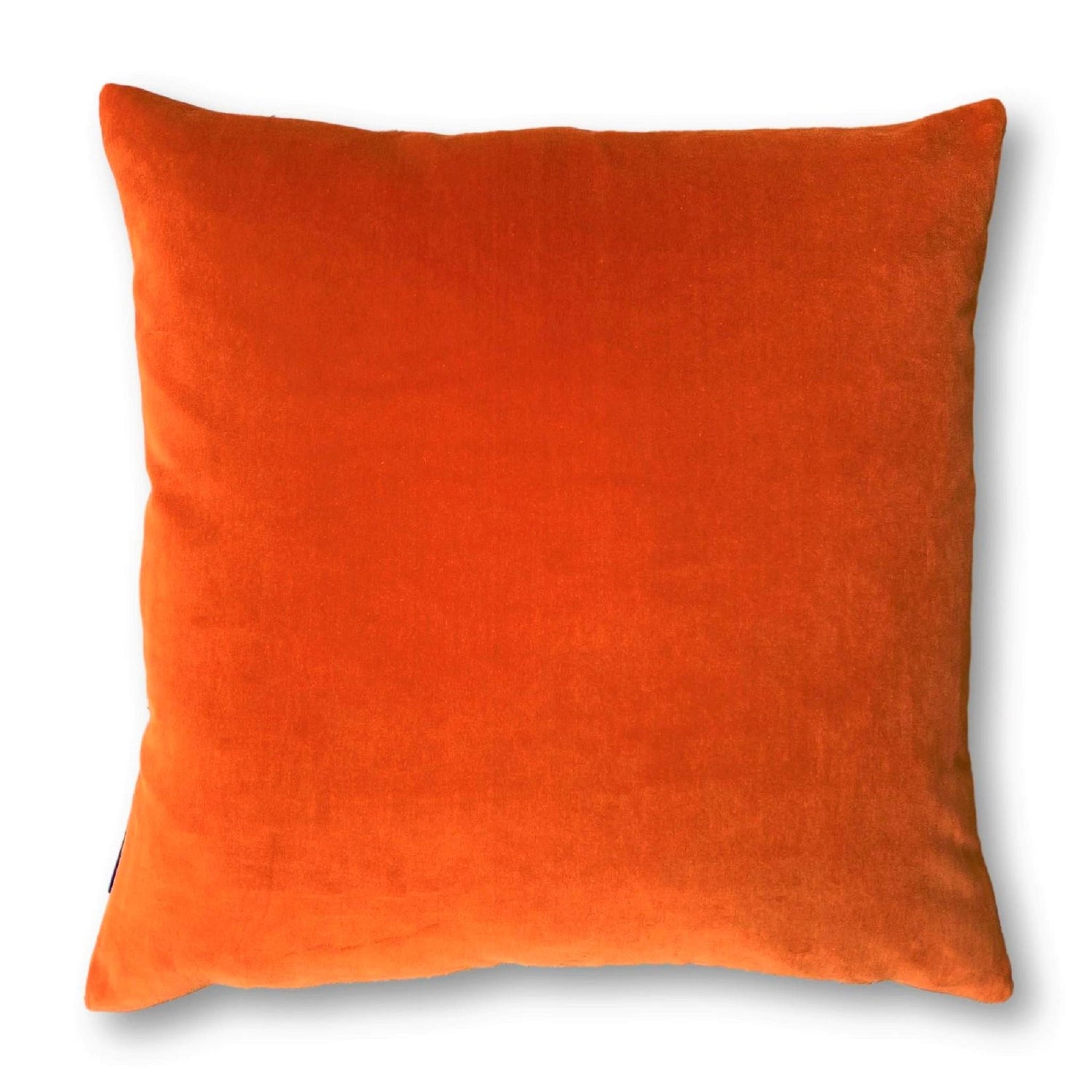 orange velvet cushion  cover luxe 39