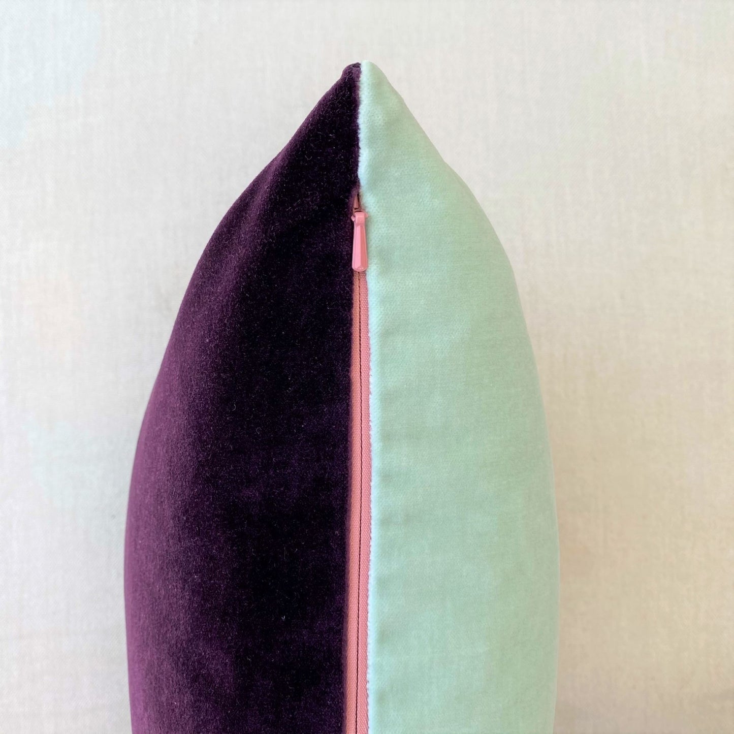 aubergine cushion cover luxe 39