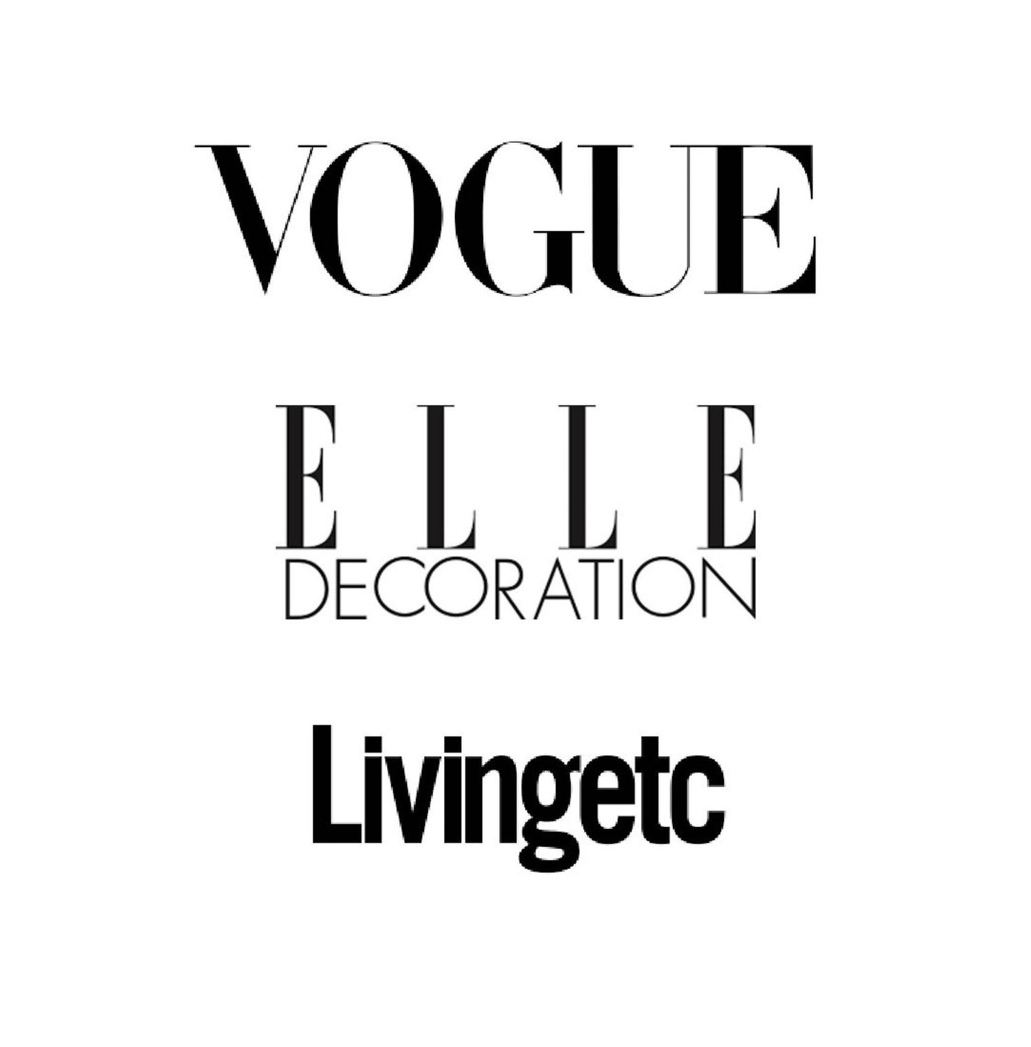luxury magazine logos