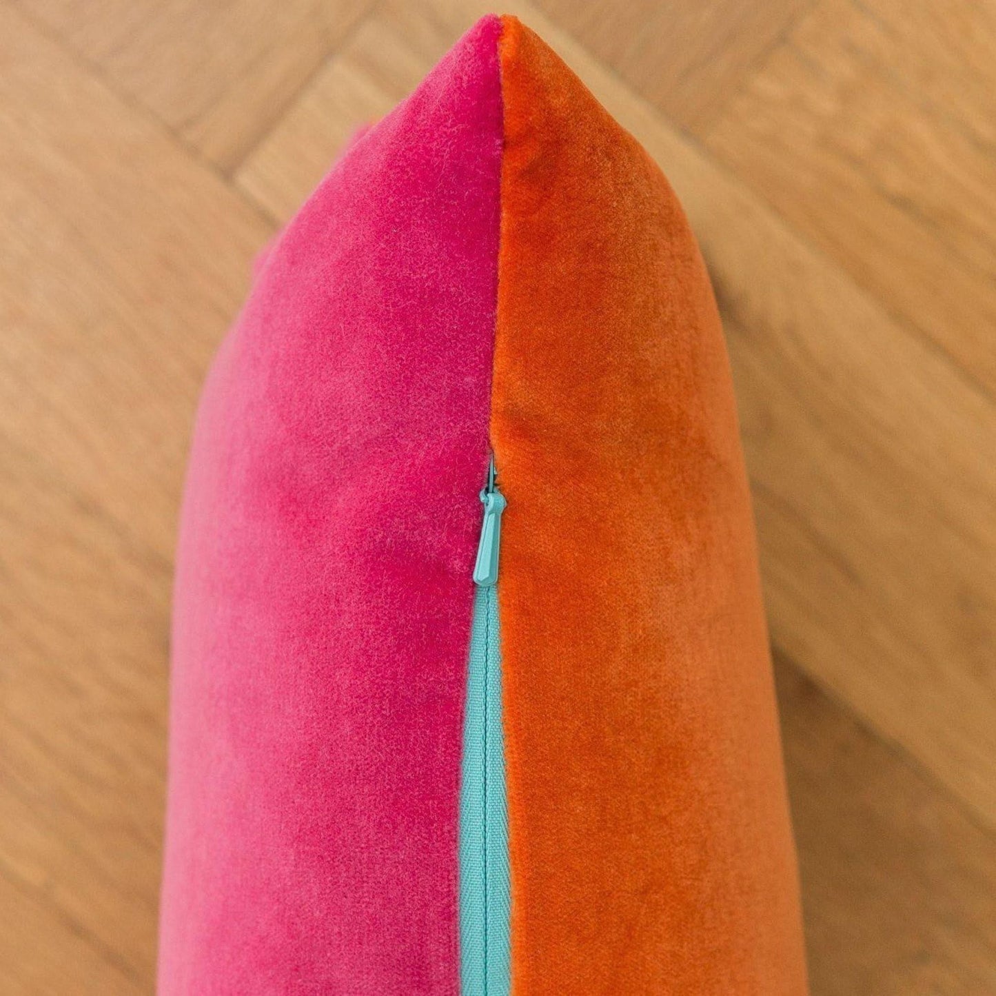 orange and pink cushions