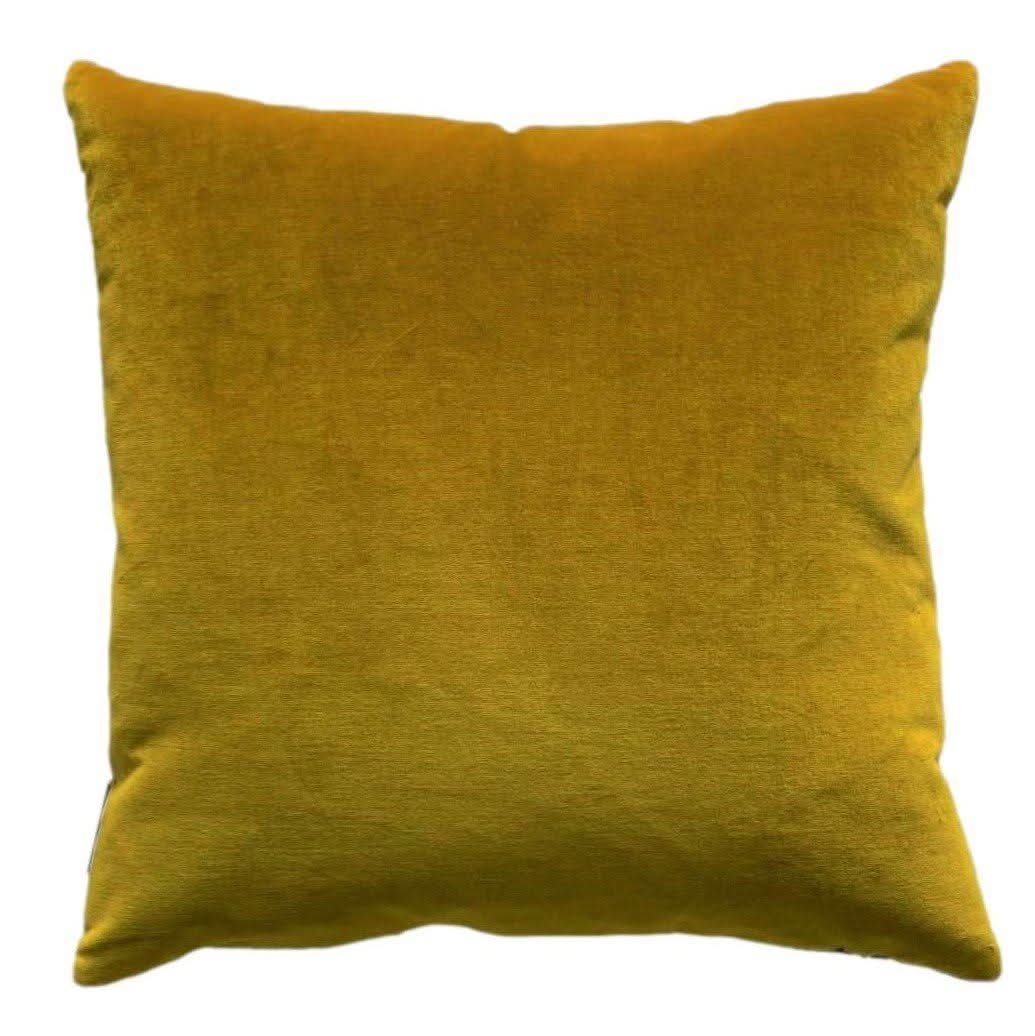 gold velvet cushion by luxe 39