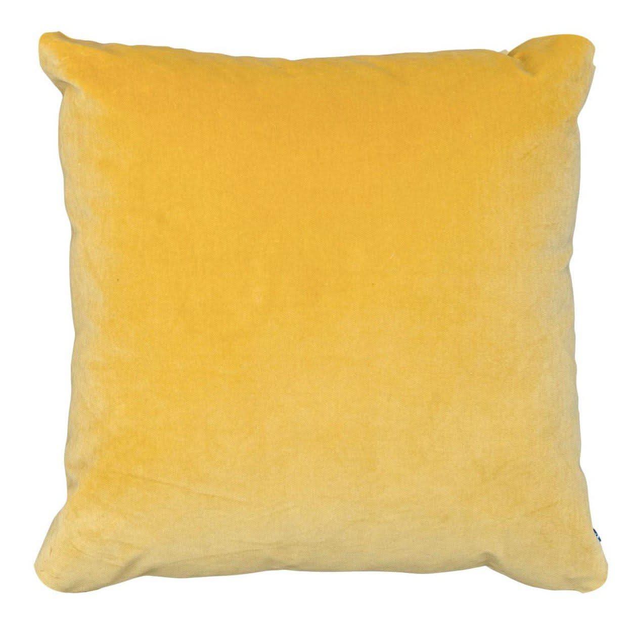 mustard yellow velvet cushions by luxe 39