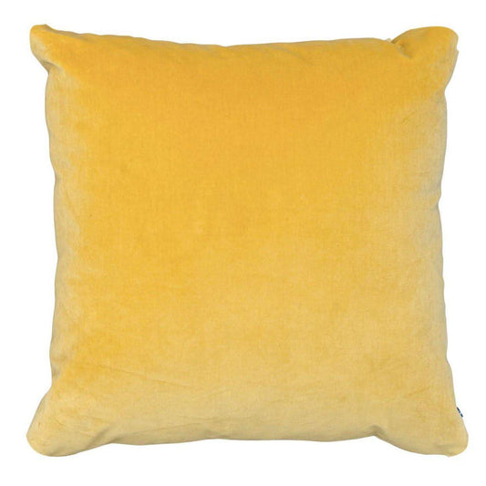 mustard yellow velvet cushions by luxe 39