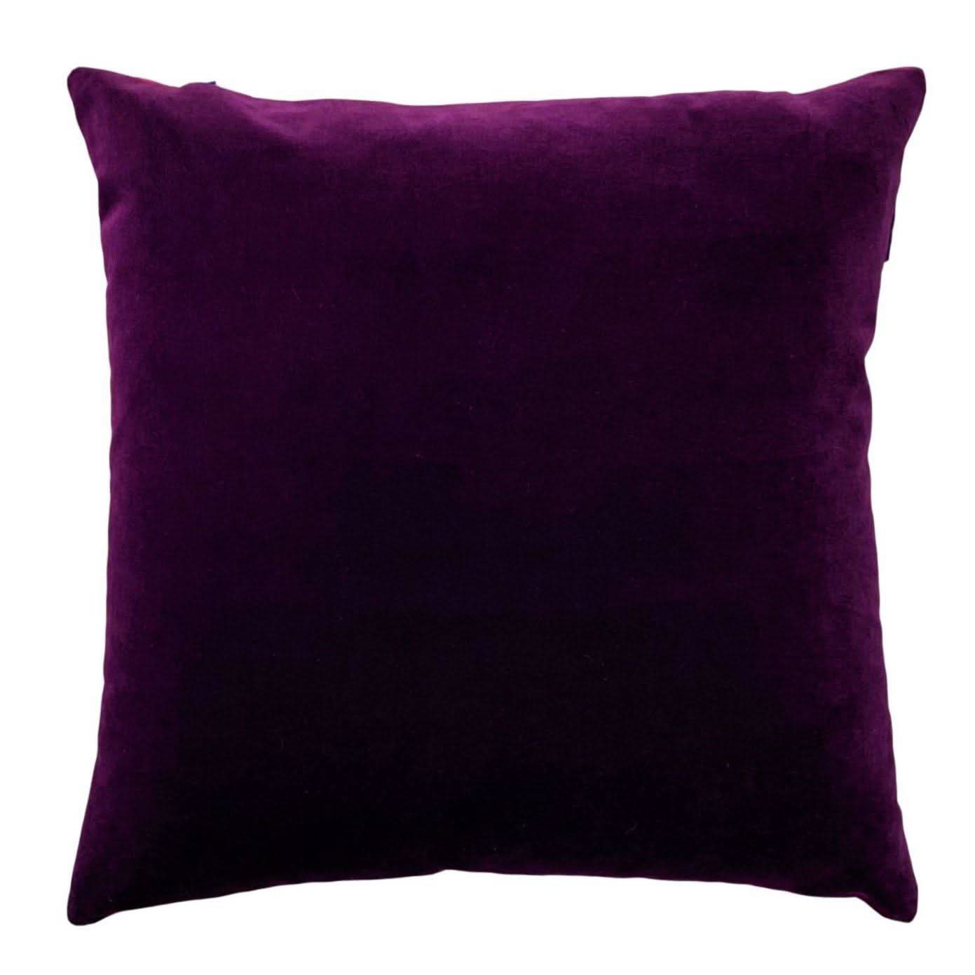purple velvet cushion by luxe 39