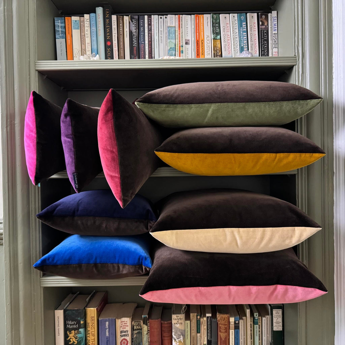 Dark Chocolate Velvet Cushion Covers