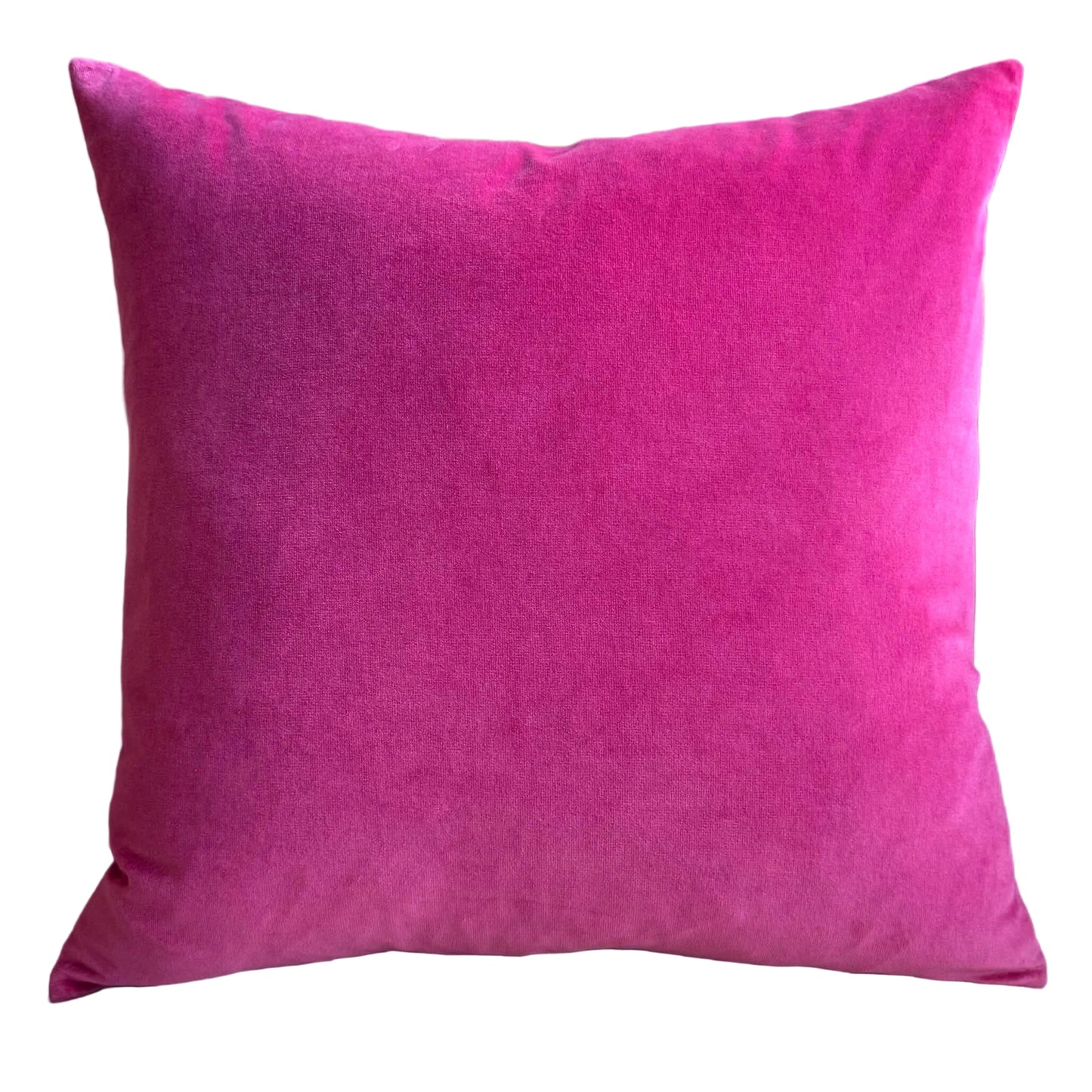 bright pink velvet fabric sample