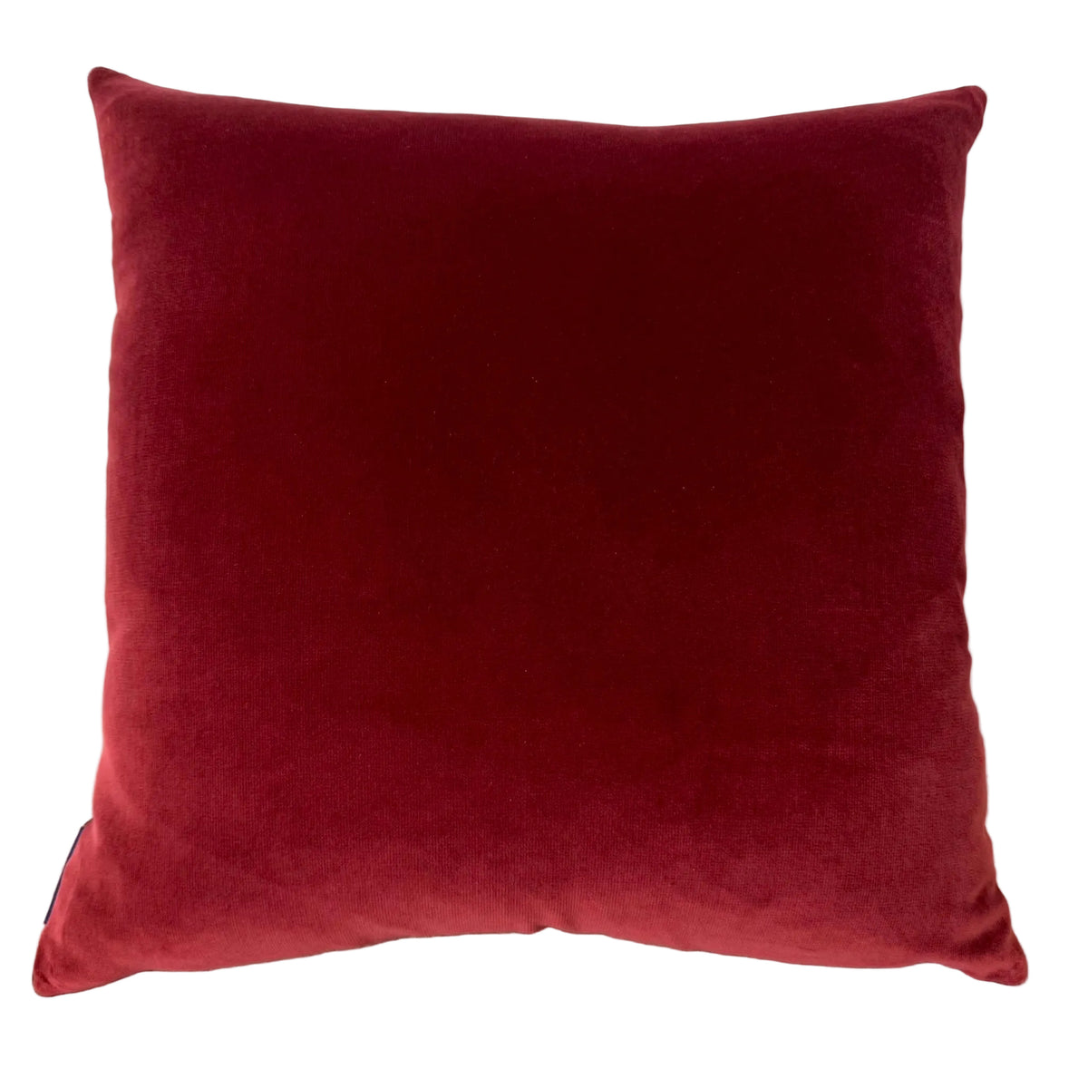 burgundy velvet fabric sample