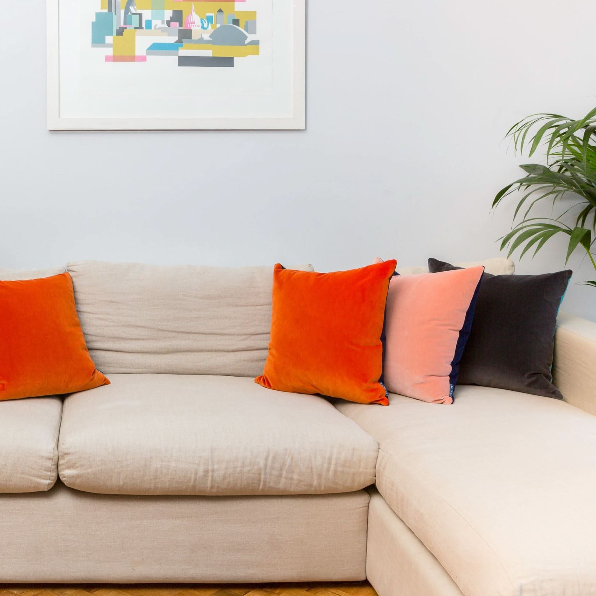 Dark grey sofa clearance cushions