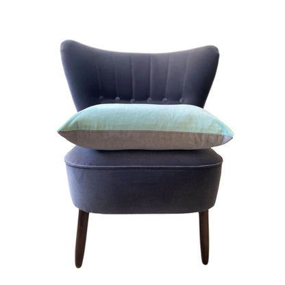 duck egg blue and grey cushions