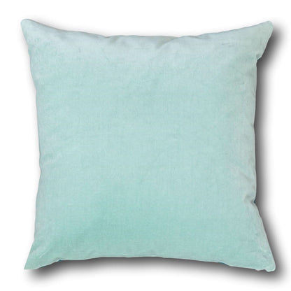 duck egg blue velvet cushions luxe 39