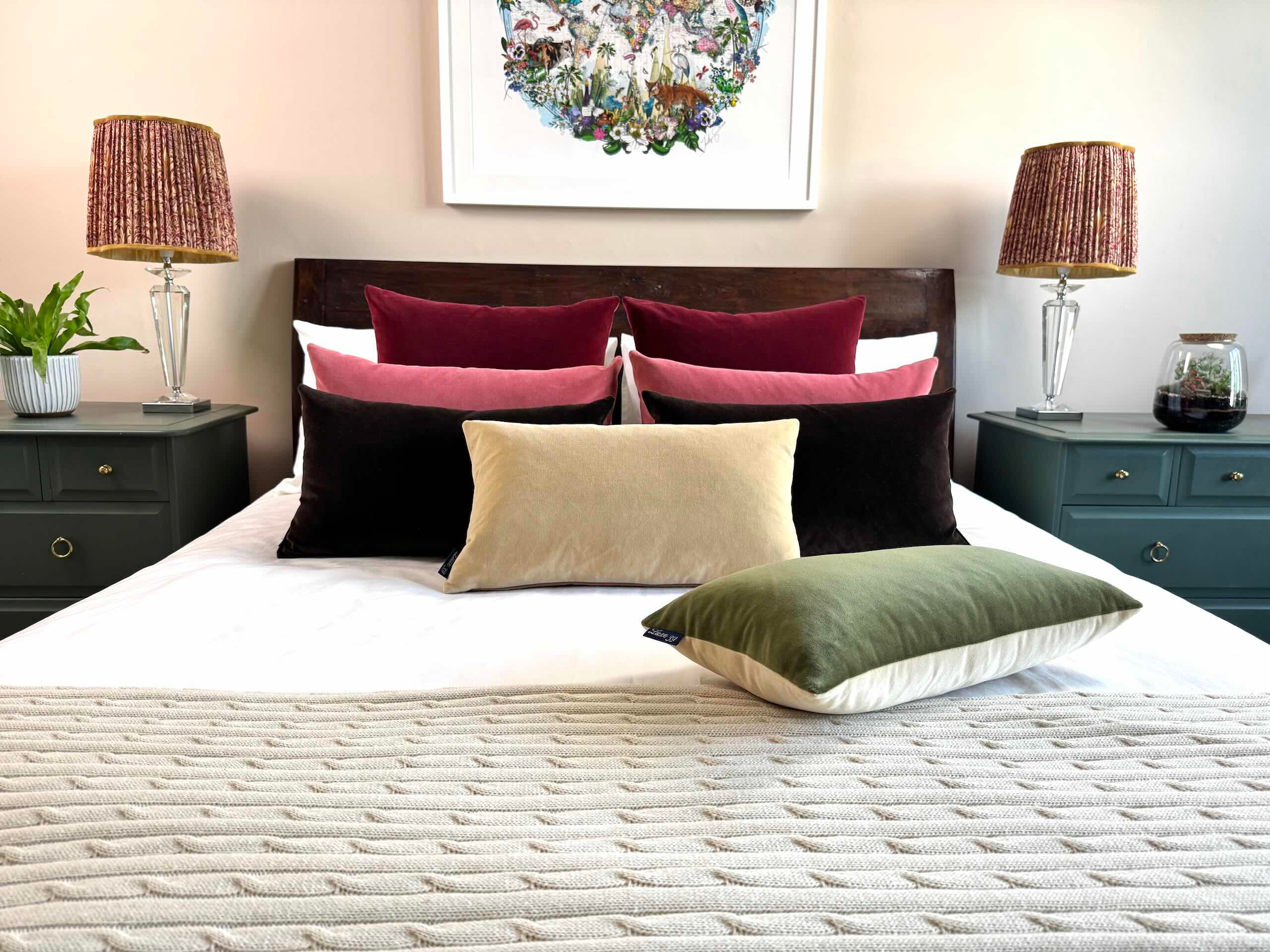 luxury velvet cushions by luxe 39