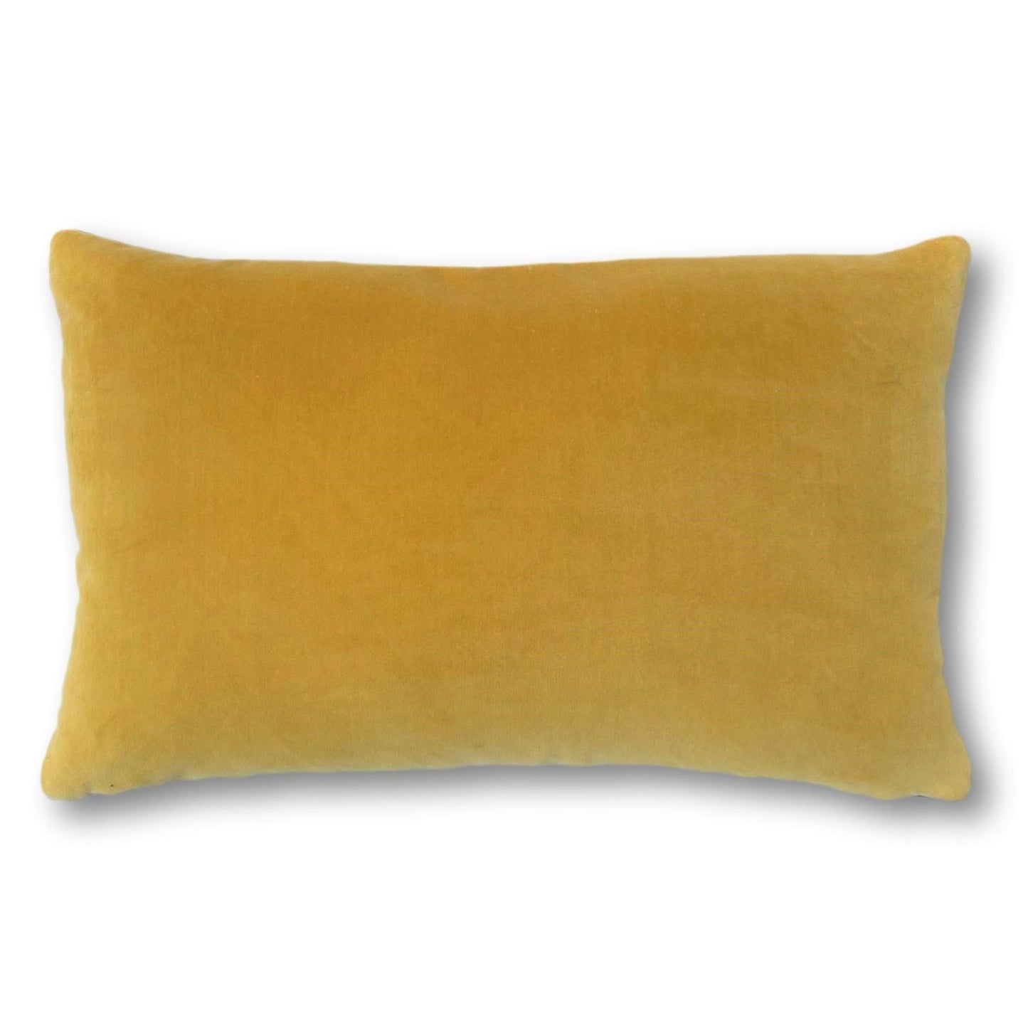 mustard velvet cushion luxe 39