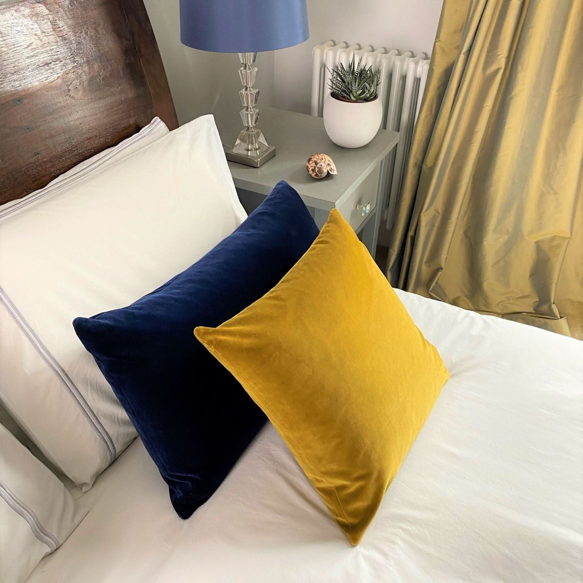 Navy Blue and Gold Cushions Luxe 39 Cushions Covers