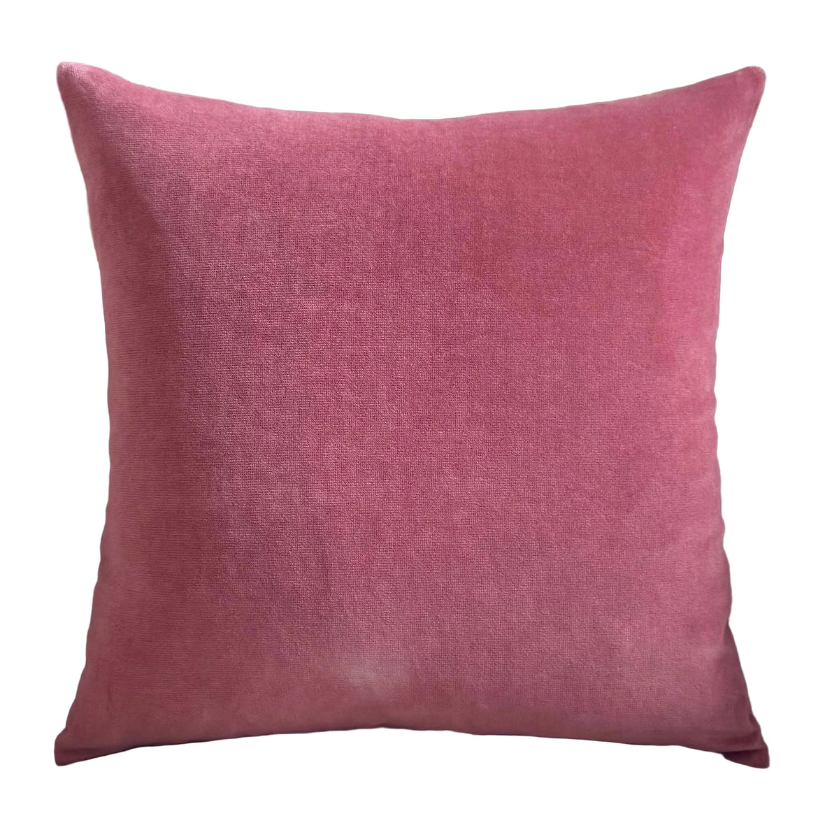 rose pink velvet cushion cut out