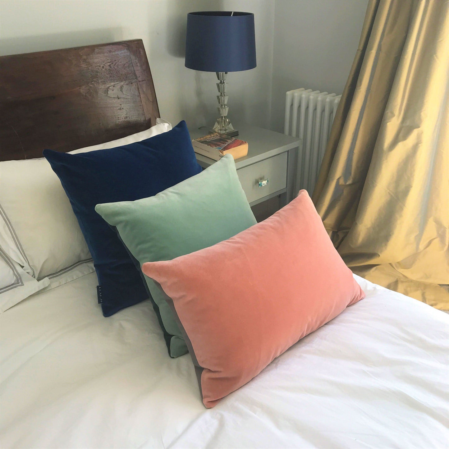 blue cushion covers by luxe 39