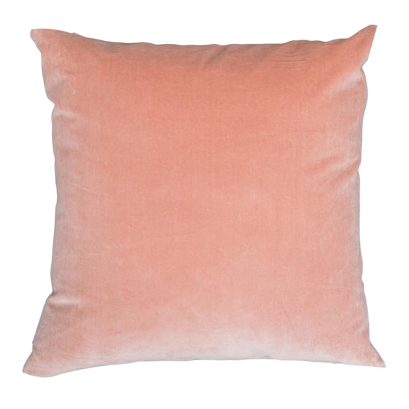 blush velvet cushion by luxe 39