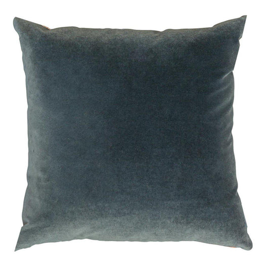 dark grey velvet cushion by luxe 39