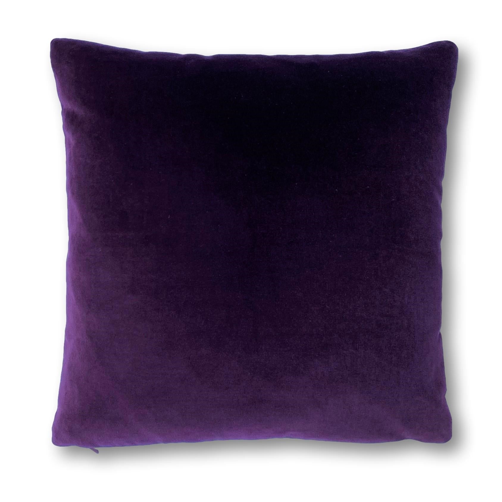 Deep sales purple cushions