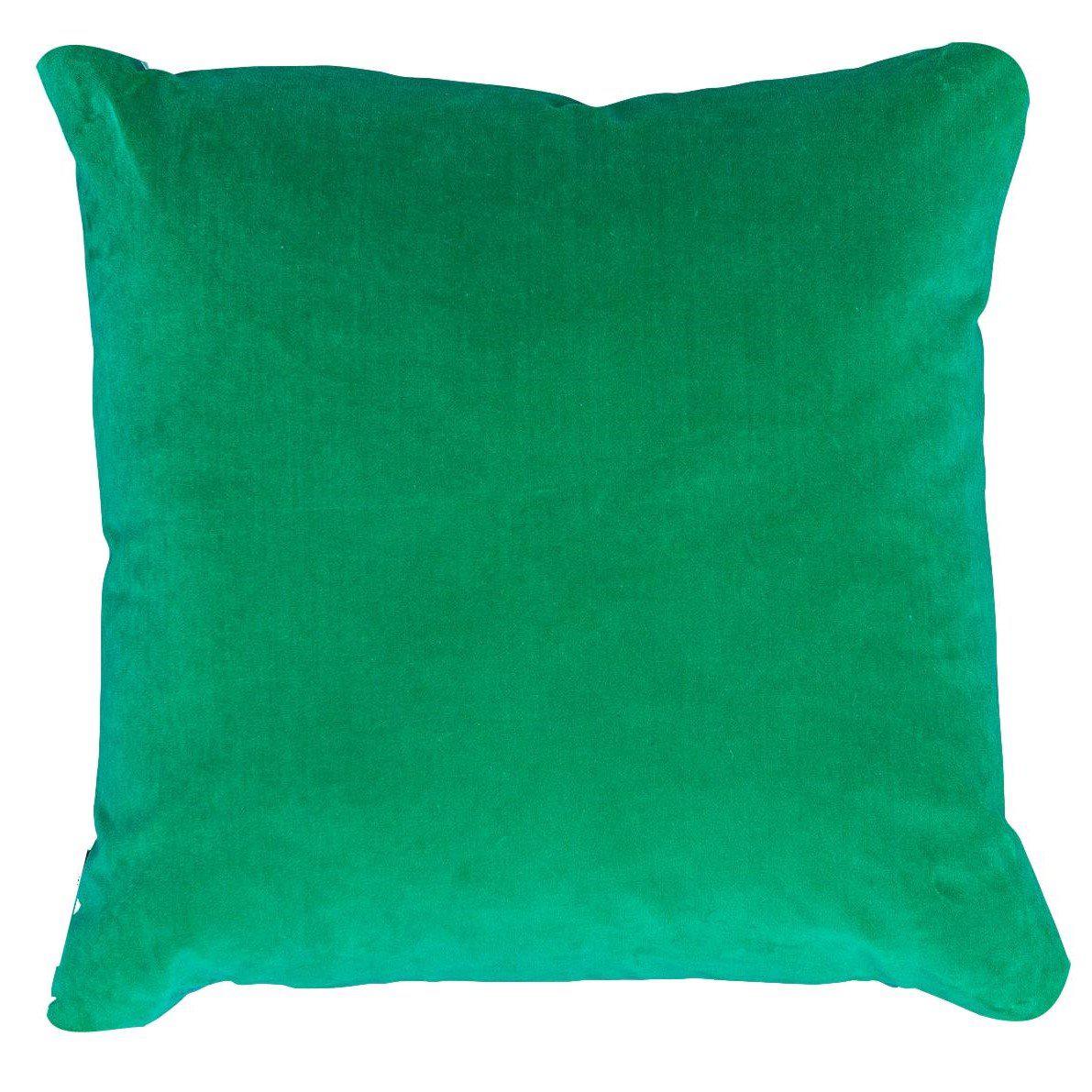 Emerald green velvet cushion by luxe 39