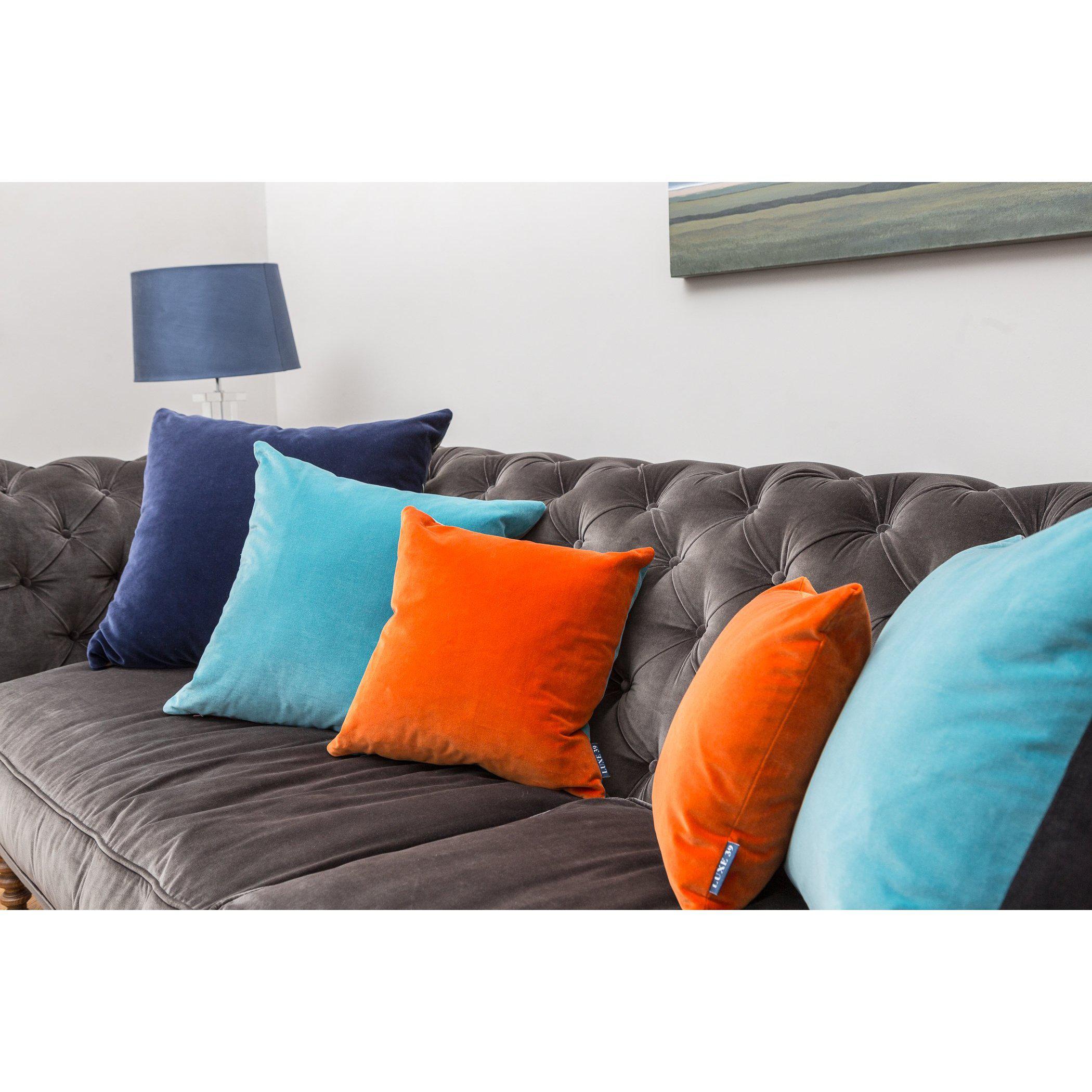 Dark turquoise outlet cushions