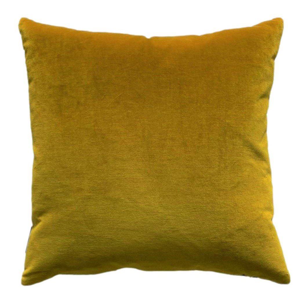 gold velvet cushion by luxe 39