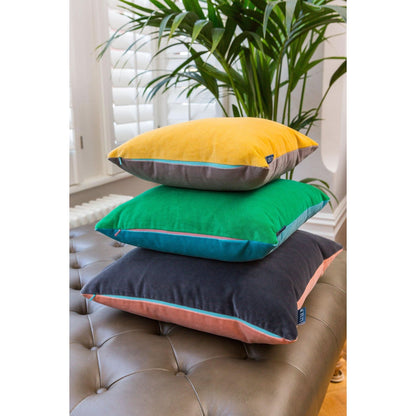 Grey mustard cushion by luxe 39