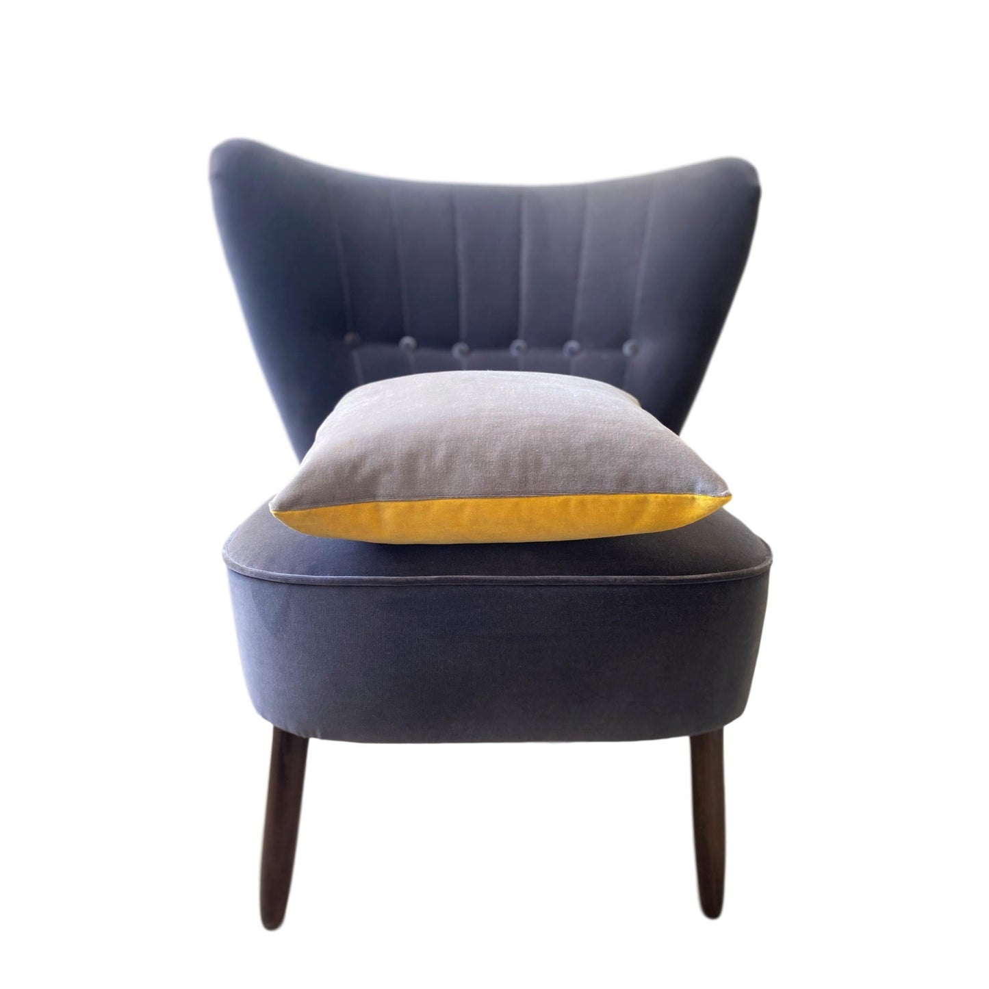 Grey mustard cushion by luxe 39