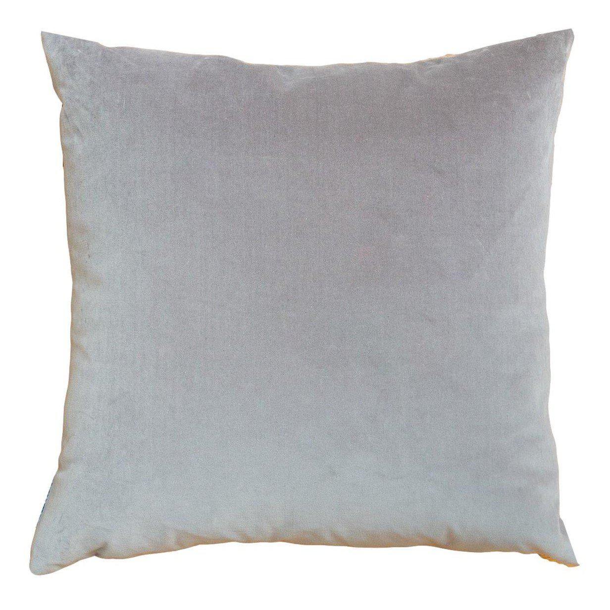 grey velvet cushions by luxe 39