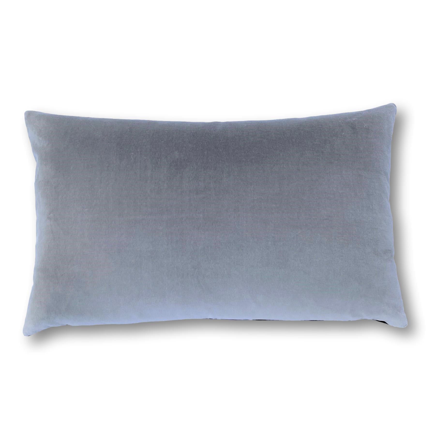silver grey cushion cover