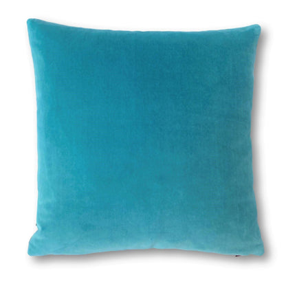 turquoise velvet cushion uk