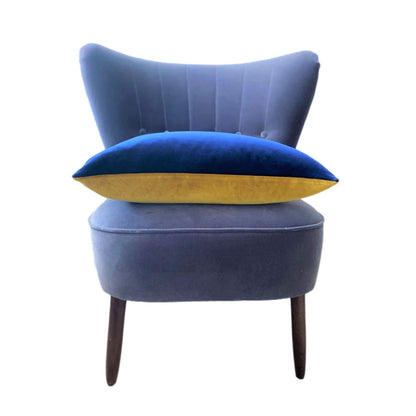 navy gold cushions in velvet by luxe 39