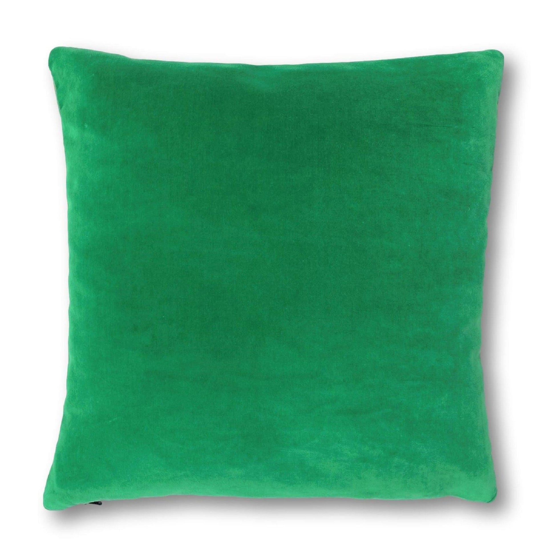 pink and green cushion