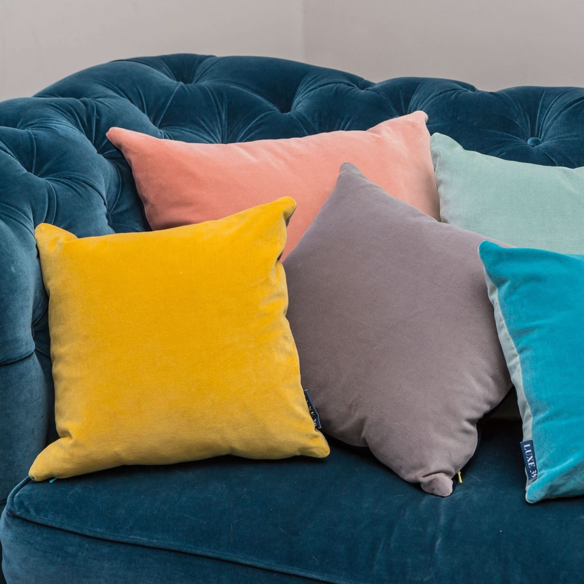 Yellow and 2024 silver cushions