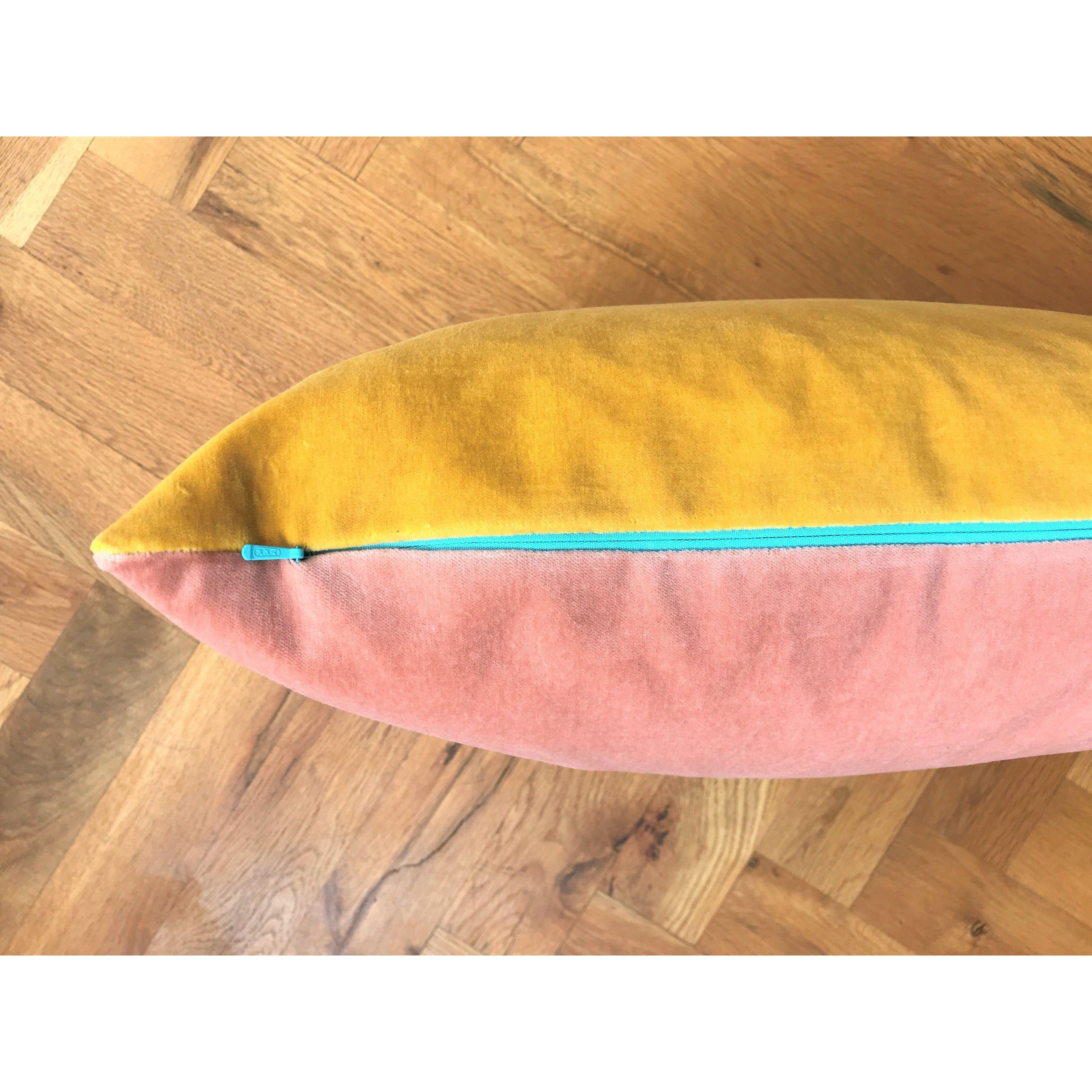 Mustard and pink hot sale cushions