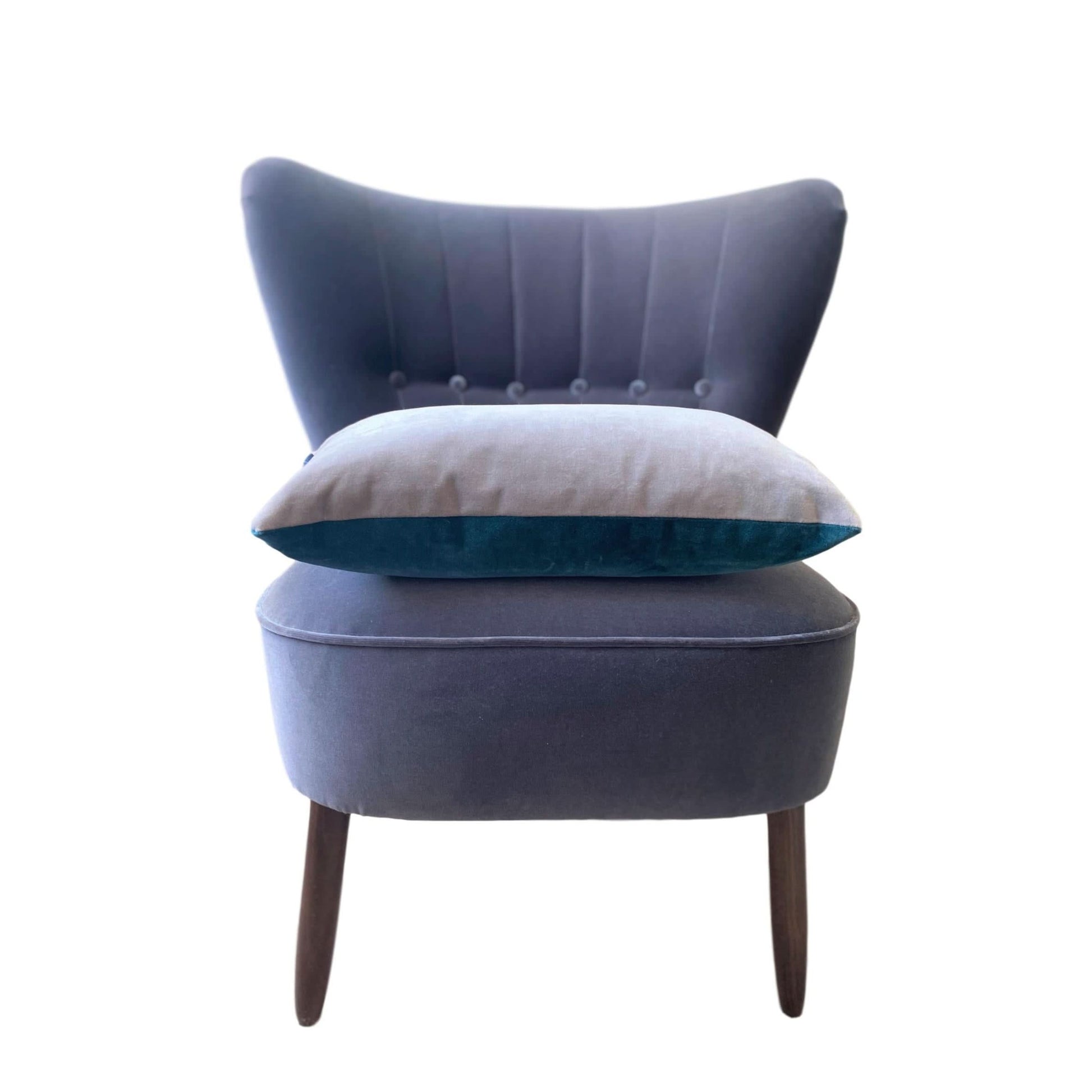 Teal and grey cushions by luxe 39
