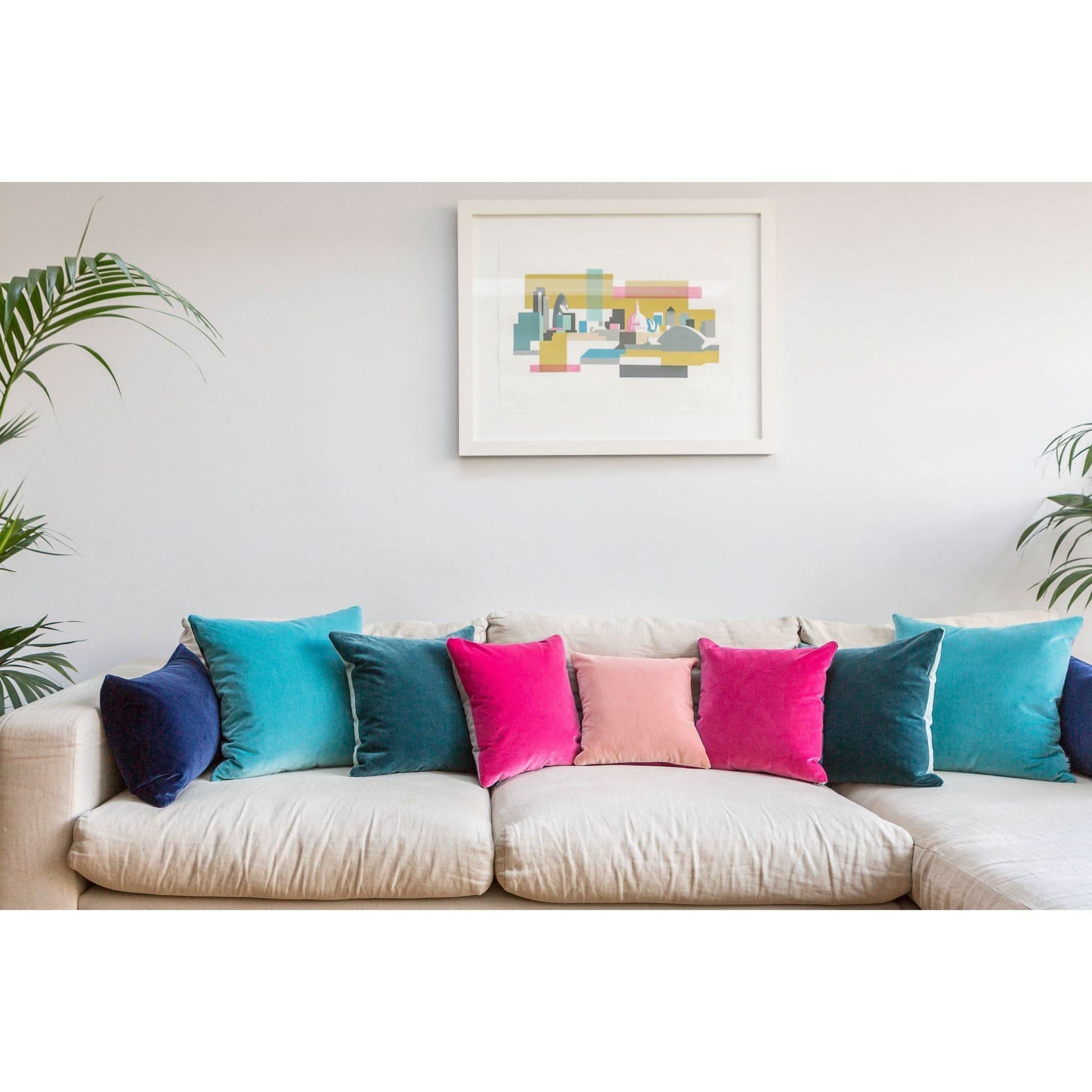 Teal and Pink Cushions Luxe 39 - Main Image