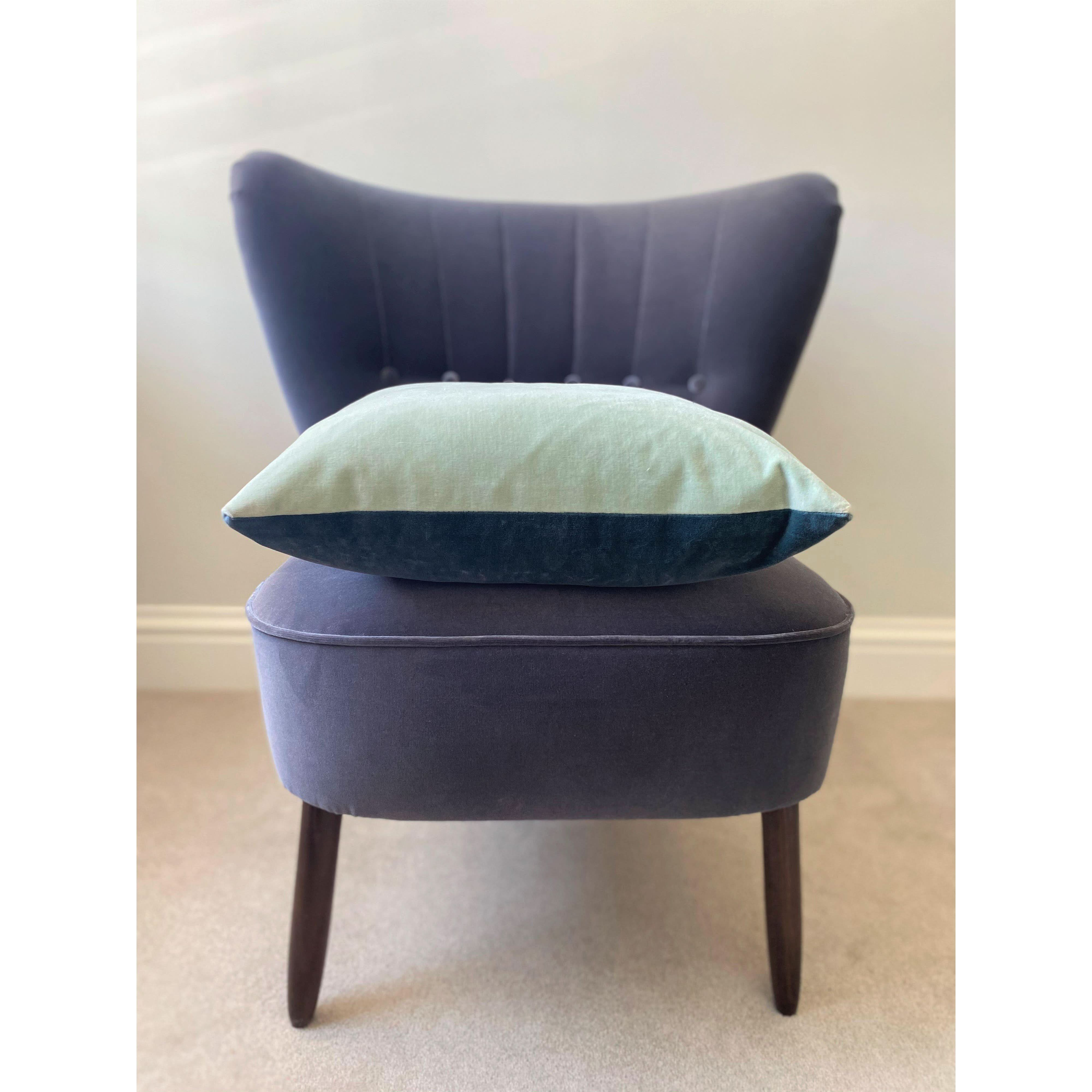 Duck egg blue fluffy cheap cushions