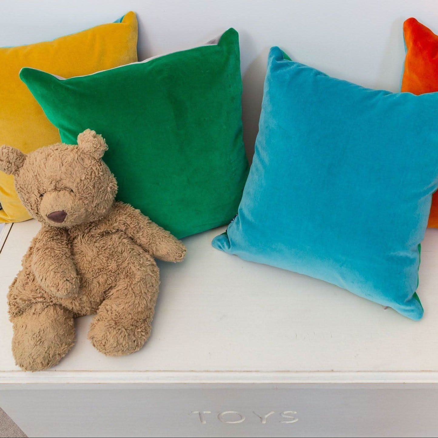 Turquoise Velvet Cushion Luxe 39